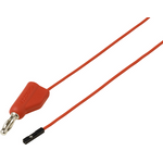 Voltcraft MSL-315 rot Messleitung 4 mm-Stecker Buchse 0.64 mm 1 m Rot 1 St. (VC-17182170)