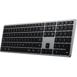 Satechi SLIM X3 Tastatur Bluetooth QWERTZ Deutsch Schwarz - Grau (ST-BTSX3M-DE)