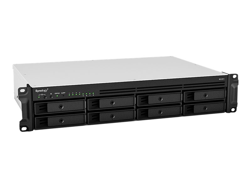 Synology RackStation RS1221+ 8-Bay NAS-Server 2U 4 GB RAM Schwarz