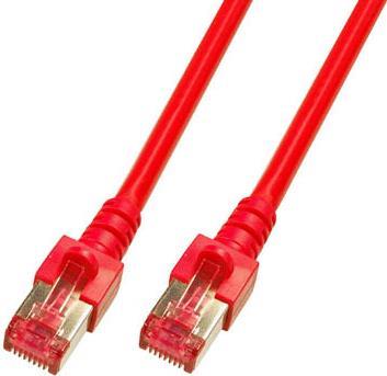 EFB-Elektronik RJ45 Patchkabel Cat.6 S/FTP LSZH rot 0,5m Hersteller: EFB Elektronik (K5512.0,5)