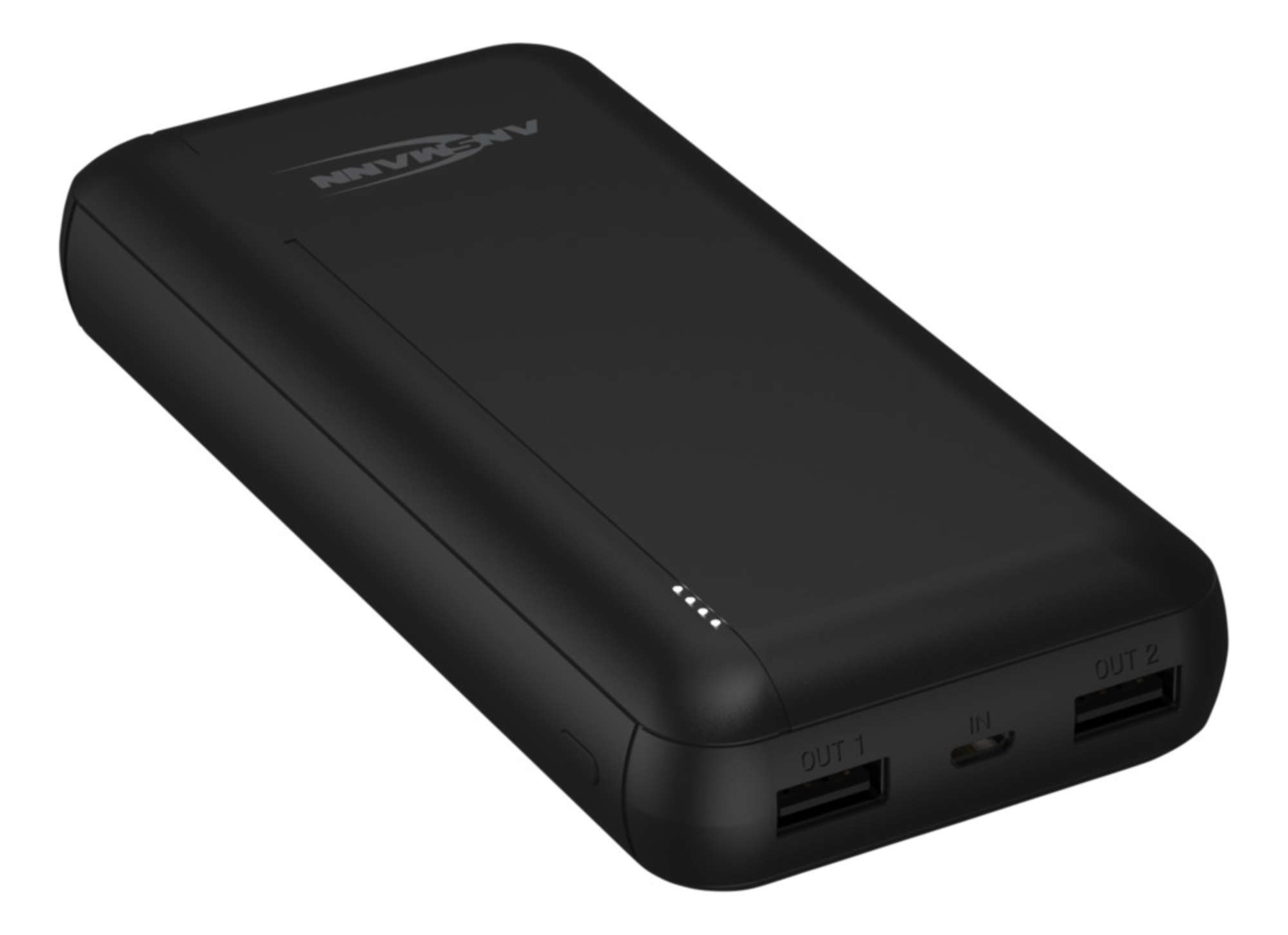 Ansmann PB212 Powerbank 20000 mAh LiPo 5 V 2,1 A Schwarz