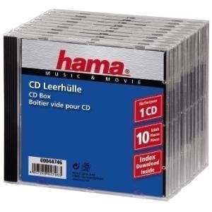 Hama CD Jewel Case Standard - Pack 10 (44746)