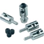 Reely Gestängeanschluss für Drähte, Bowdenzügen, Schubstangen mit max. Ø 2 mm (180281)