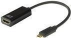 ACT AC7310 Videokabel-Adapter 0,15 m USB Typ-C HDMI Typ A (Standard) Schwarz (AC7310)