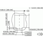 BTR E-DAT modul IP44 AP-Geh. grau Cat.6, unbestueckt, max. 2 Module unbestueck f. 2x E-DAT Modul, grau (1309430003-E)