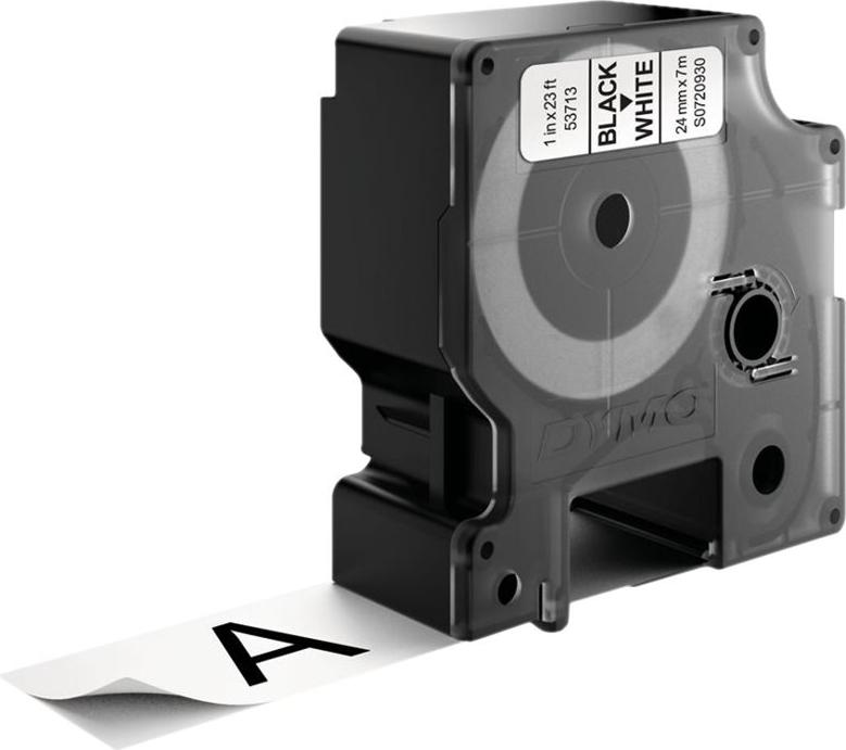 DYMO D1 Etikettenband 2,4 cm x 7 m Schwarz auf Weiß
