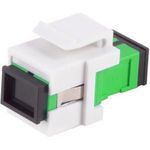 shiverpeaks ®-BASIC-S--LWL-Keystone Verbinder, SC-SC, Simplex, grün (BS08-10211)