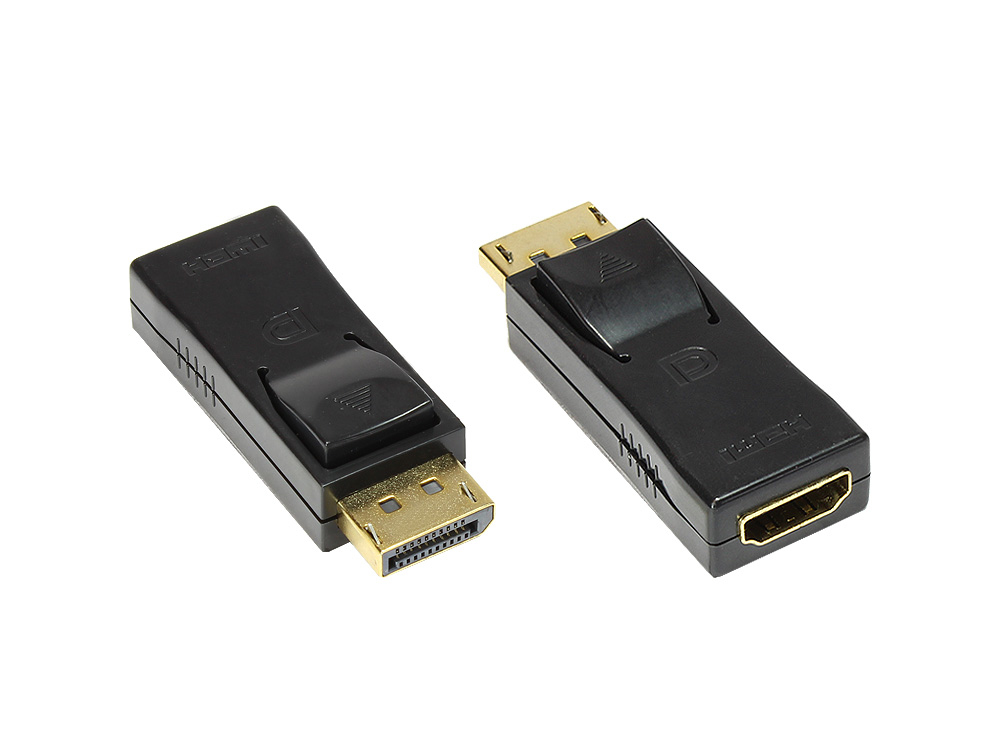 Good Connections HDMI-DPG DisplayPort auf HDMI Adapter Schwarz