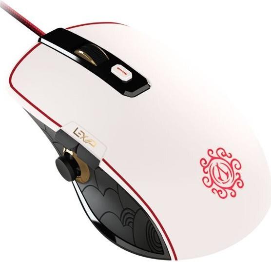 Lexip Assassin's Creed Shadows Gaming-Maus 12000 DPI optisch mit Daumen-Joystick (UBXLXMS0001)