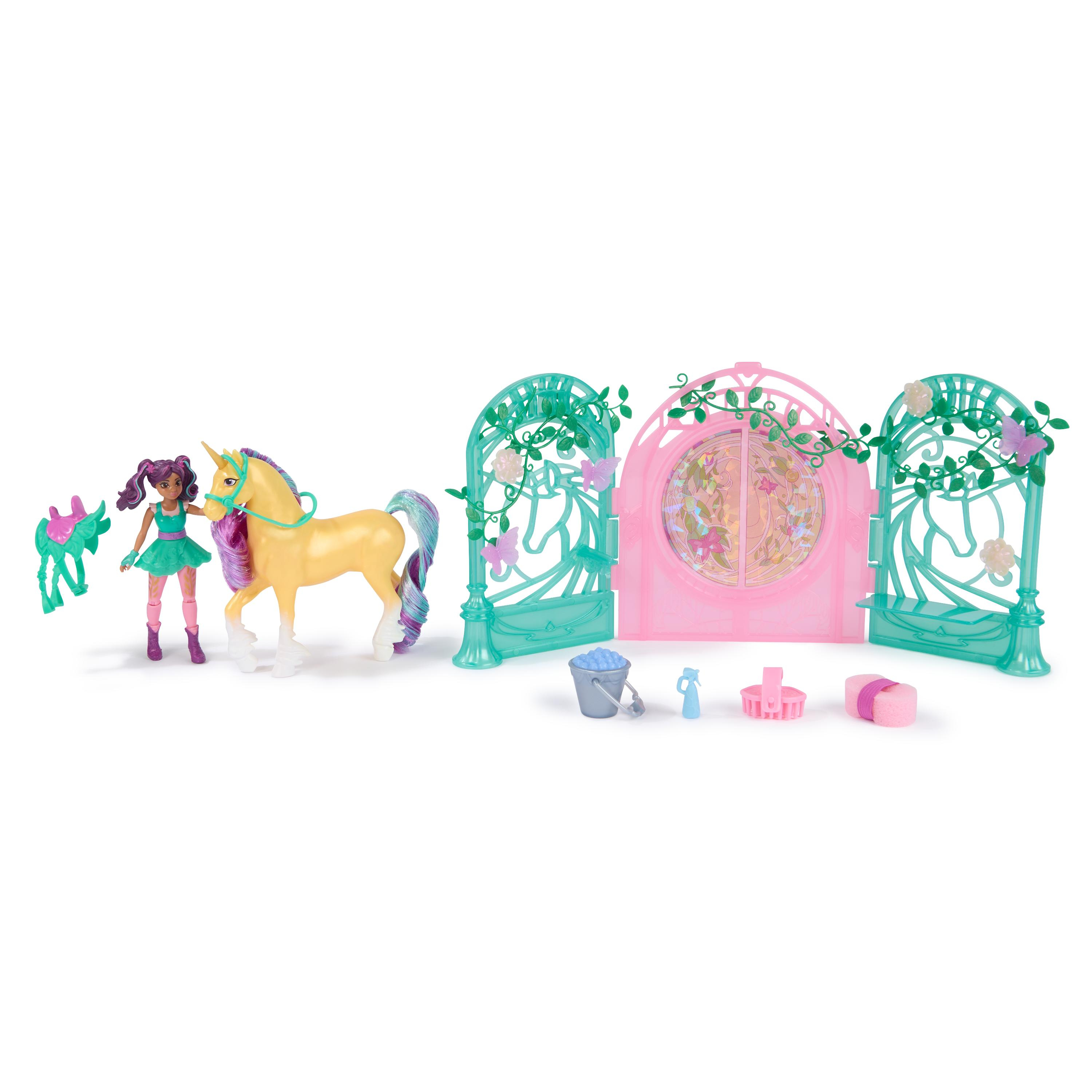 Spin Master Unicorn Academy Ava & Leaf Stall Spielset