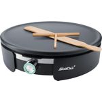 Steba Germany CR 36 187600 Crépes Maker Edelstahl, Schwarz (187600)