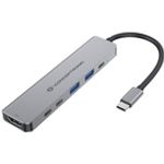 Conceptronic 6-1 Dock USB-C->HDMI 2xUSB-A 3xUSB-C+ 25cm gr (DONN33G)