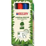 Edding 28-E4 Permanent-Marker Feine Spitze Schwarz (4-28-4)