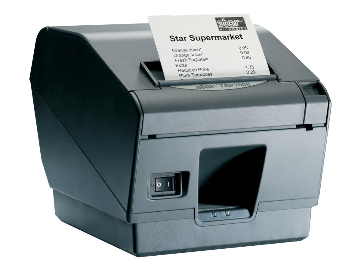 Star TSP743II-24 Bondrucker Thermodirekt 203 dpi 250 mm/s Cutter Charcoal Grey