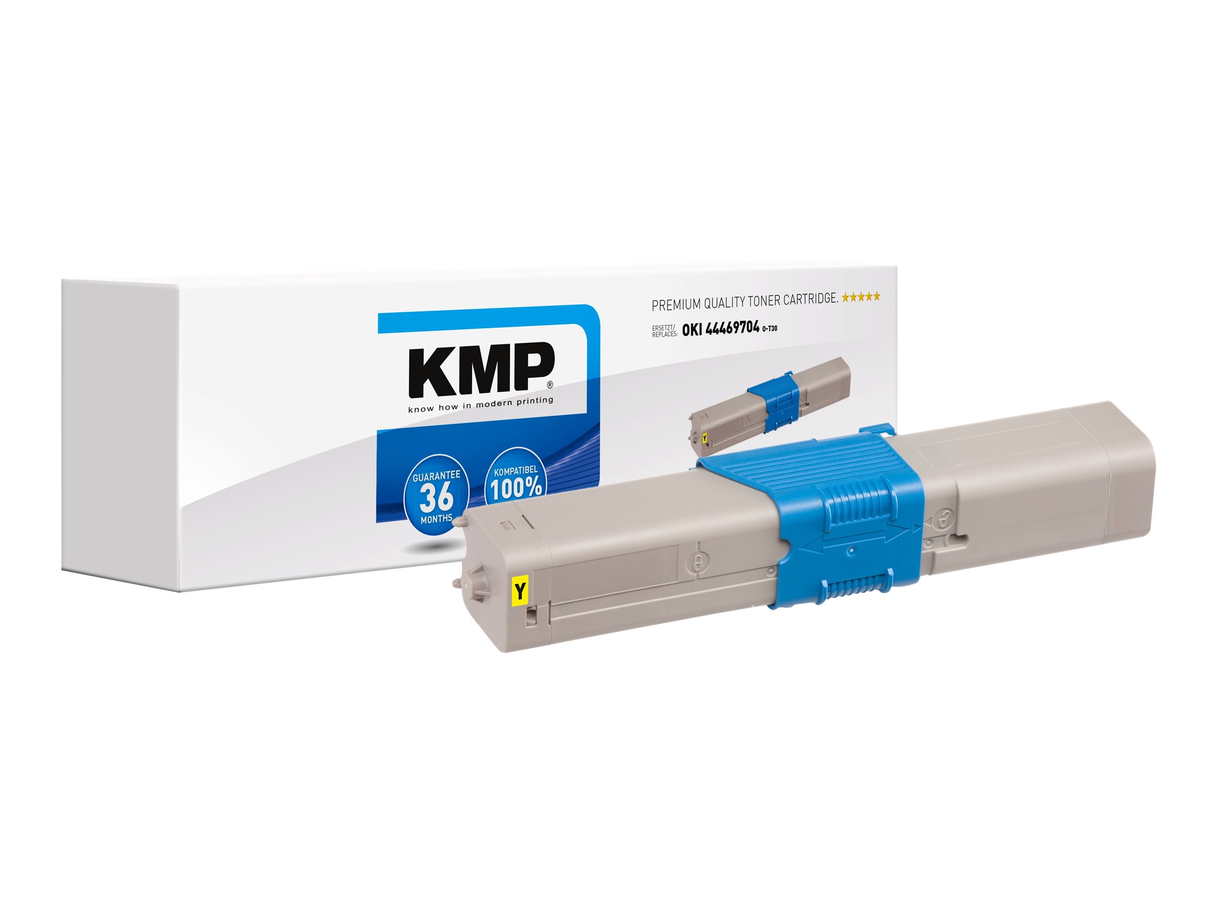 KMP O-T30 Tonerpatrone Gelb