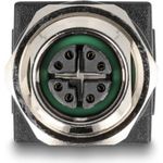 Delock M12 Adapter X-kodiert 8 Pin Buchse zu RJ45 Buchse gerade (60064)