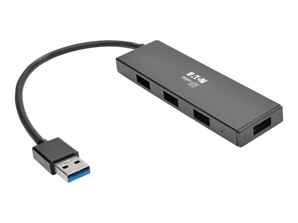 Tripp Lite U360-004-SLIM 4-Port Slim USB 3.0 Hub Schwarz