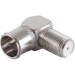 S/CONN maximum connectivity F-Winkeladapter, F-Quick-Stecker / F-Buchse (85210-QUICK)