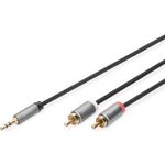 DIGITUS Audio Adapterkabel 3m 3.5mm Klinke (DB-510330-030-S)