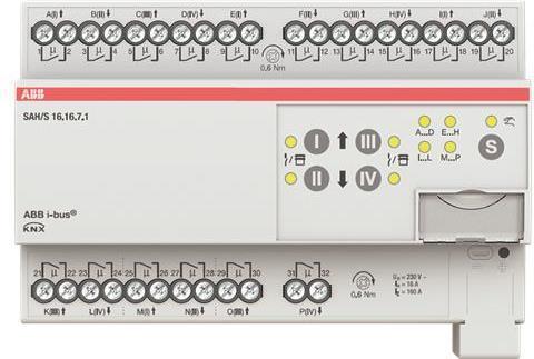 ABB Stotz S&J Schalt-/Jalousieaktor 16fach 16A, REG SAH/S16.16.7.1 (2CDG110251R0011)