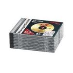 1x10 Hama CD-Leerhülle Slim-Line transp./schwarz 51275 (51275)