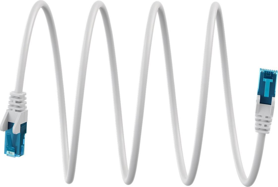 Goobay Ultraflexibles CAT 6A Patchkabel U/UTP, weiß (79197)