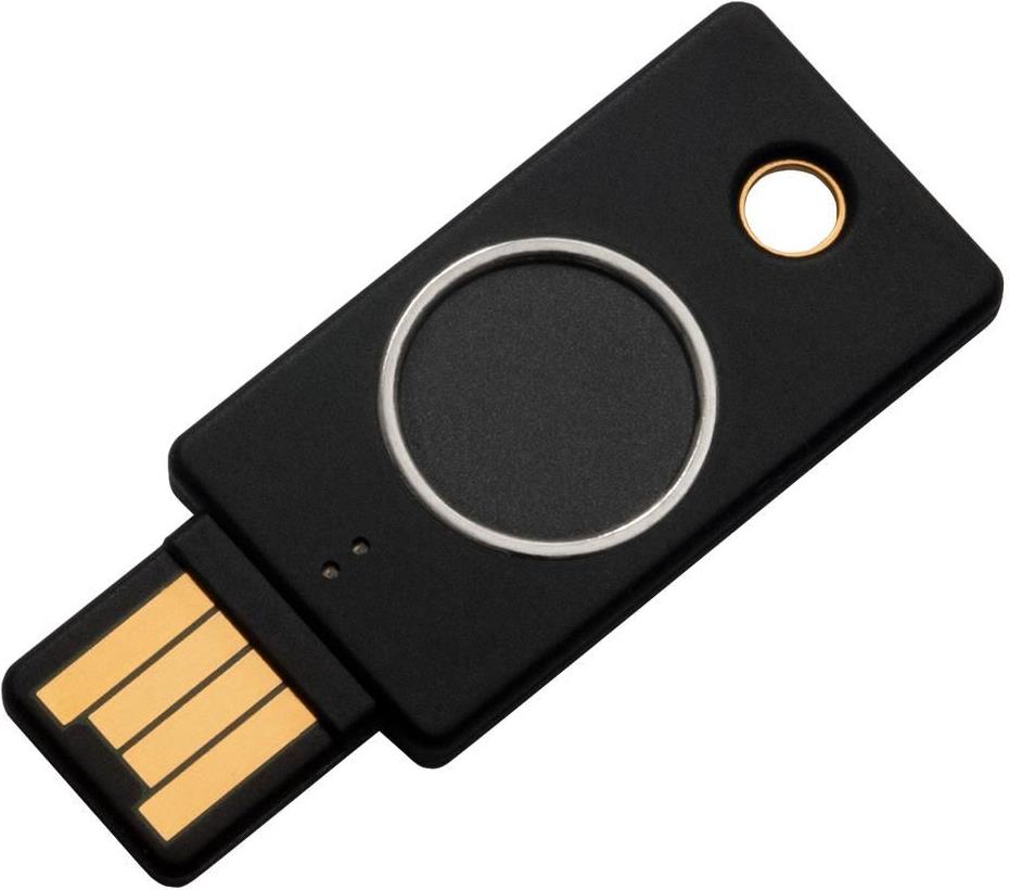 Yubico YubiKey Bio FIDO Edition Biometrischer USB-A Sicherheitsschlüssel Schwarz