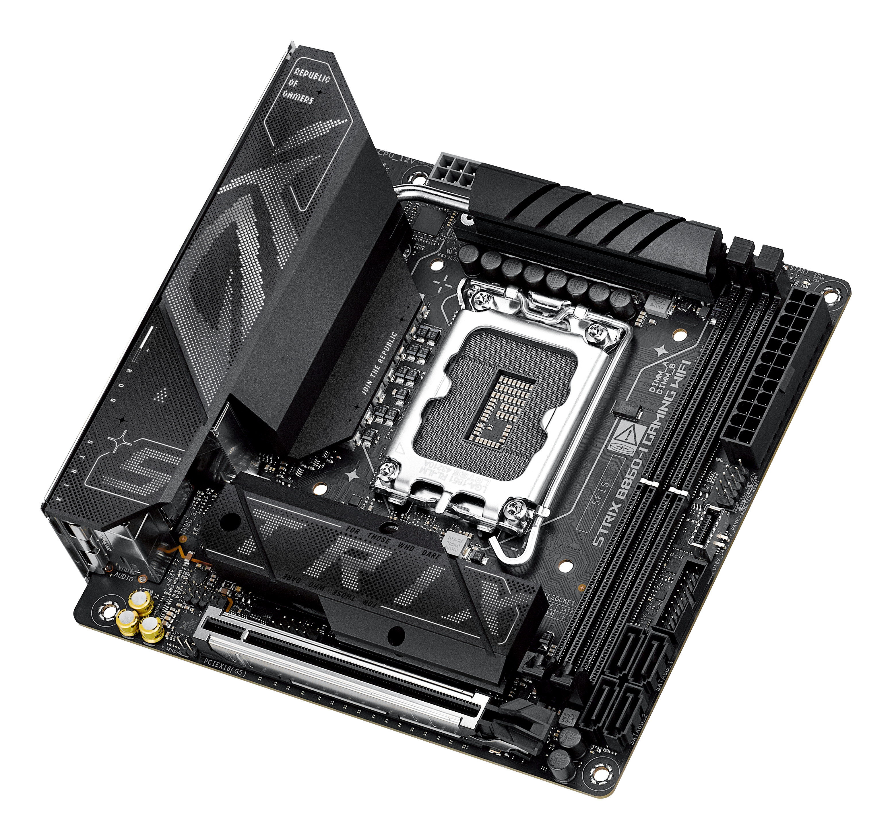 ASUS ROG Strix B860-I Gaming WIFI Mainboard Mini-ITX LGA1851 Intel B860 DDR5 Wi-Fi 7 Mehrfarbig