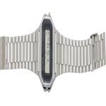 Casio A158WA Vintage Unisex-Uhr Digital mit Edelstahlarmband, silber (A158WA-1JF)