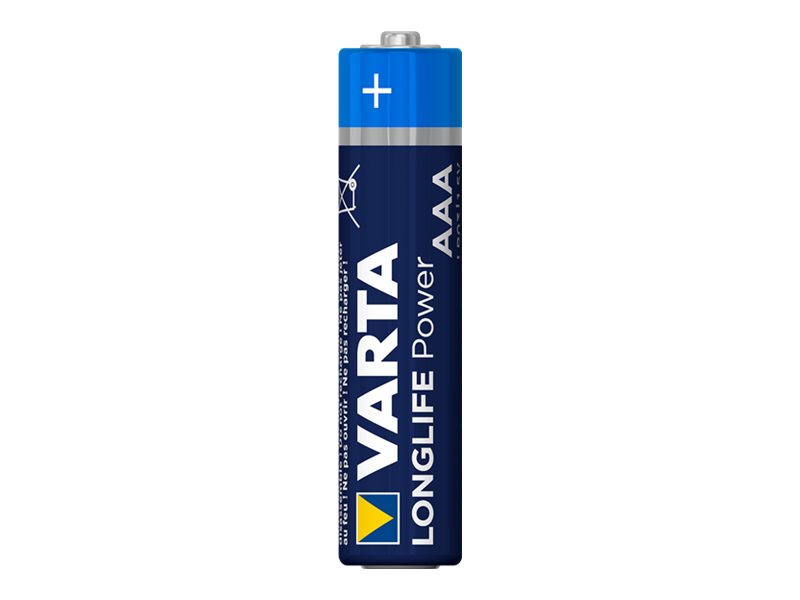 Varta Longlife Power AAA Alkaline Batterien 1,5 V 40 Stück Blau Mehrfarbig