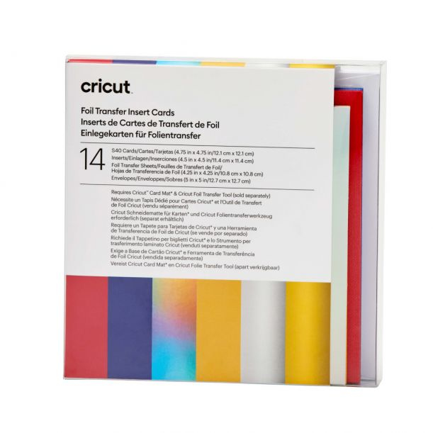 Cricut Celebration Sampler Folientransferkit Rot, Blau