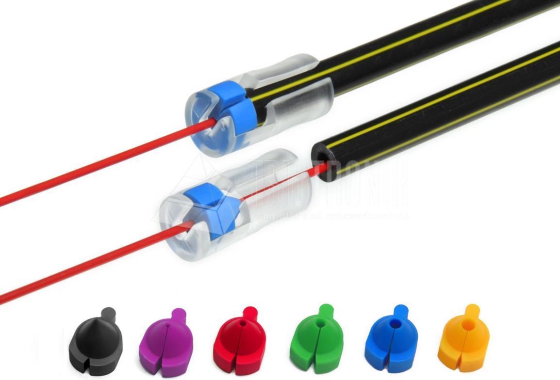 Lightwin Geteilte Einzelzugabdichtung für versch. Kabeldurchmesser, für 8mm Rohre FTTx (DC 8MM SEAL 2.1MM)