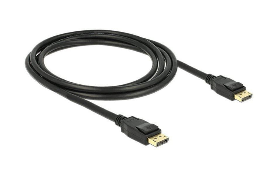 Delock DisplayPort-Kabel 1.2 2 m Schwarz