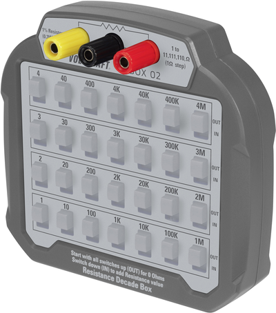 VOLTCRAFT R-BOX 02 Mess-Dekade Widerstand 1 % (VC-8057115)