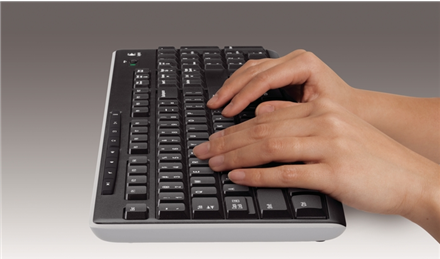 Logitech Wireless Keyboard K270 Kabellose Tastatur QWERTY Schwarz