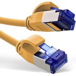 InLine® Patchkabel Slim, Cat.6A, S/FTP, TPE (LSZH) flexibel, PoE, gelb, 5m (74905Y)