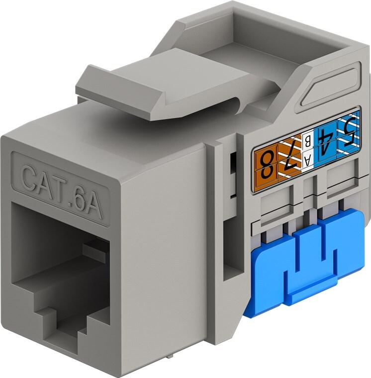 Goobay Keystone-Modul RJ45 CAT 6A, UTP, Slim & Short (77951)