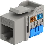 Goobay Keystone-Modul RJ45 CAT 6A, UTP, Slim & Short (77951)