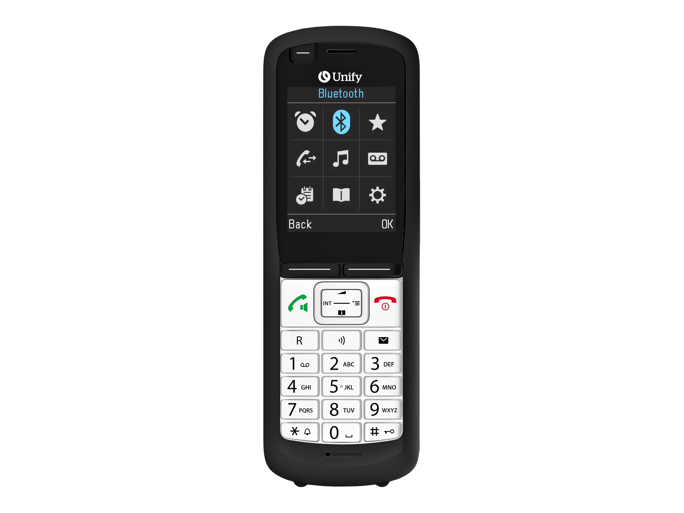 Unify OpenScape DECT Phone R6 Schnurloses Erweiterungshandgerät Schwarz