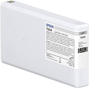 EPSON T55W9 Light Gray Ink Cartridge 200ml