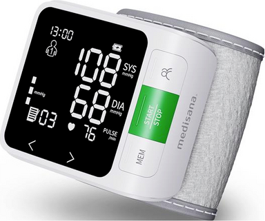 Medisana GmbH BW 360 connect Handgelenk-Blutdruckmessgerät (51076)