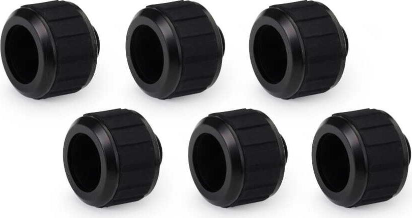 Alphacool Apex Grip HardTube Anschluss 16mm G1/4 schwarz Set 6 St. (14929)