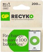 GP Battery ReCyko 9 V Block-Akku NiMH 200 mAh 8.4 1 St. (GPRCK20R8H150C1)