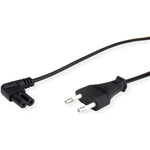 Value 19.99.2088 Stromkabel Schwarz 1,8 m CEE7/16 C7-Koppler (19.99.2088)