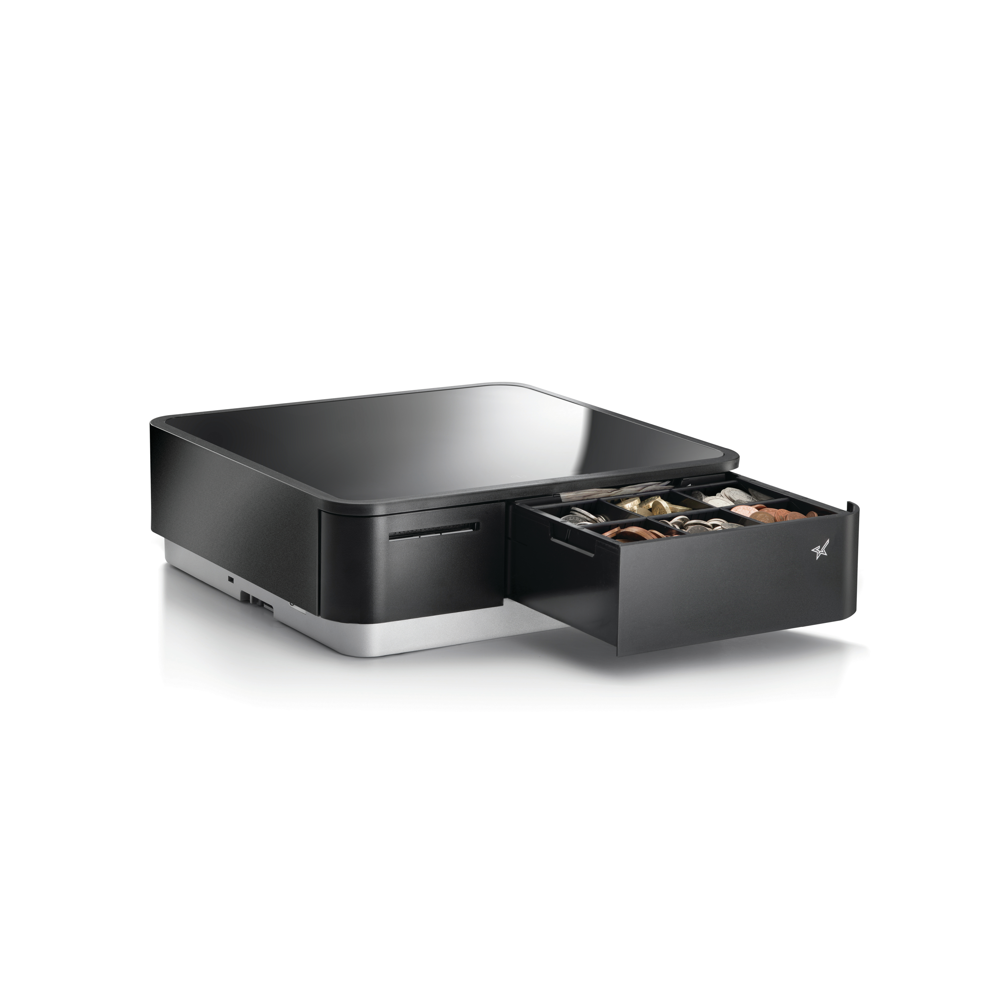 Star Micronics mPOP Kassenlade-Bondrucker-Kombination Thermodirekt 58mm USB-C Bluetooth Schwarz