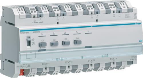 HAGER TYA664BN Universal-Dimmaktor 4-fach KNX (TYA664BN)