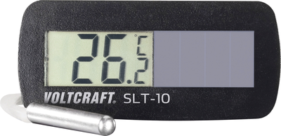 Voltcraft SLT-10 Solar-Einbauthermometer, Einbaumaße 60 x 26 mm, wasserdicht (SLT-10)