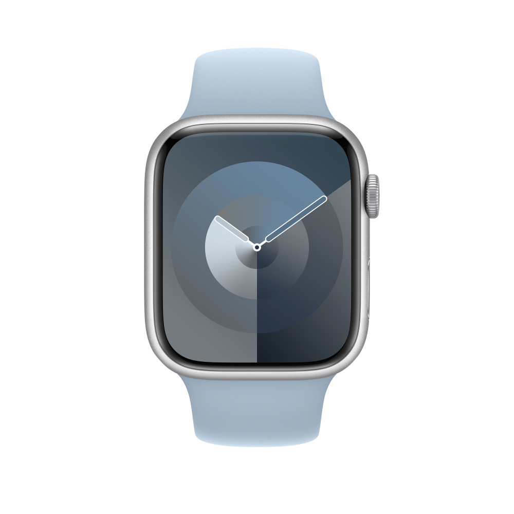 Apple Sportarmband für Apple Watch 45 mm M/L Fluoroelastomer Hellblau