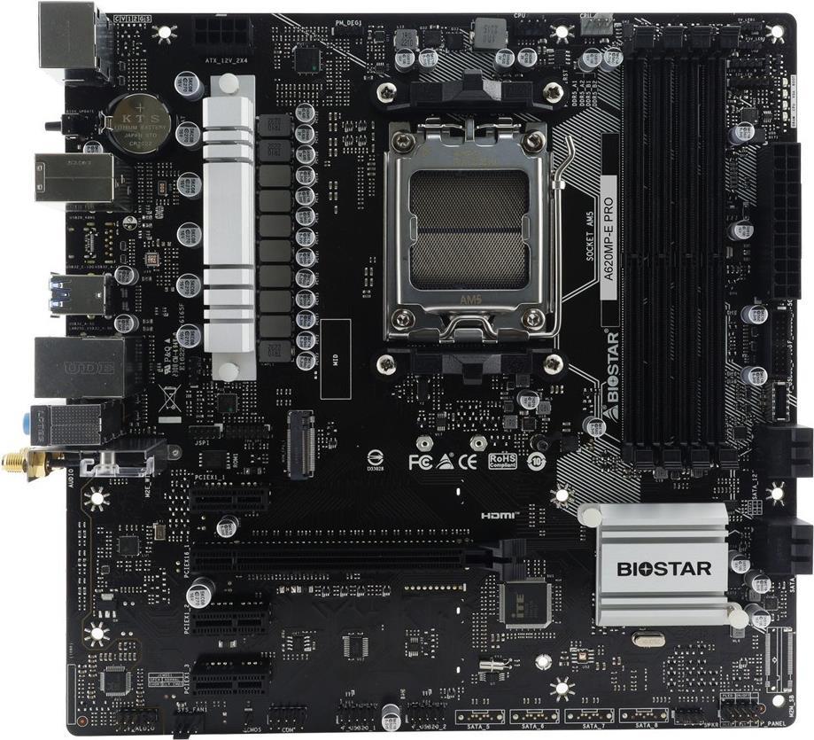 MB Biostar A620MP-E Pro (A620,AM5,mATX,AMD) (A620MP-E PRO)