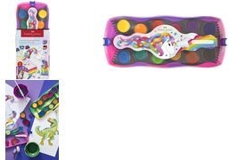 FABER-CASTELL Einhorn Wasserfarbkasten 12 Farben (125035)